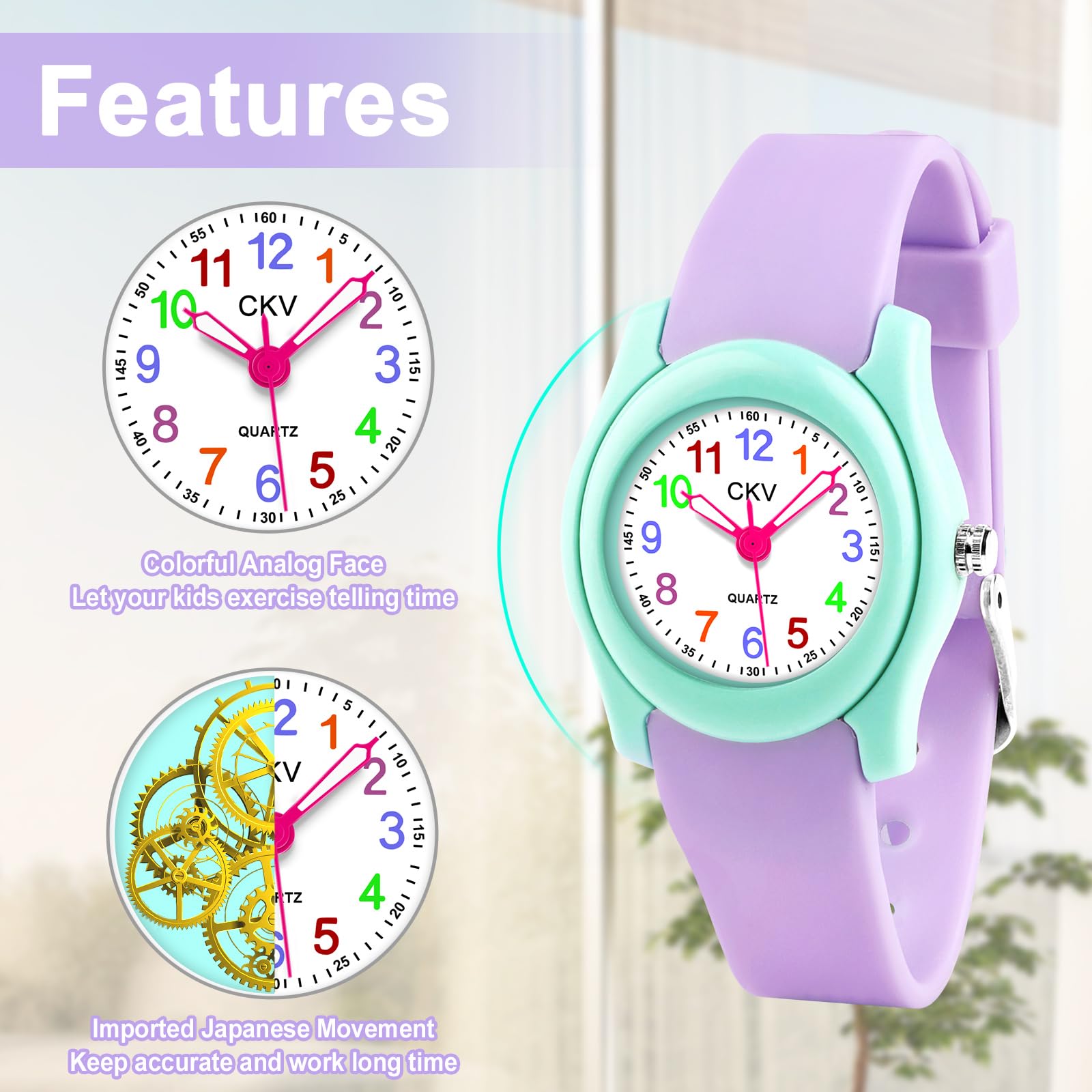CKV Kids Watch for Boys and Girls Ages 3-12 - 1.18