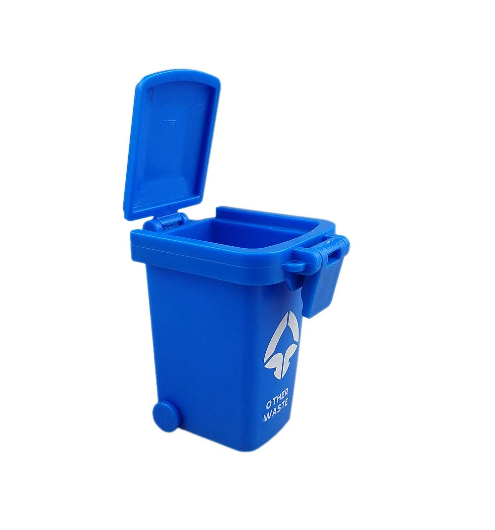 Kids Push Toy Garbage Truck - Fun & Educational Trash Can Toy Vehicles for Toddlers - Perfect for Pretend Play & Learning Recycling at Home or School