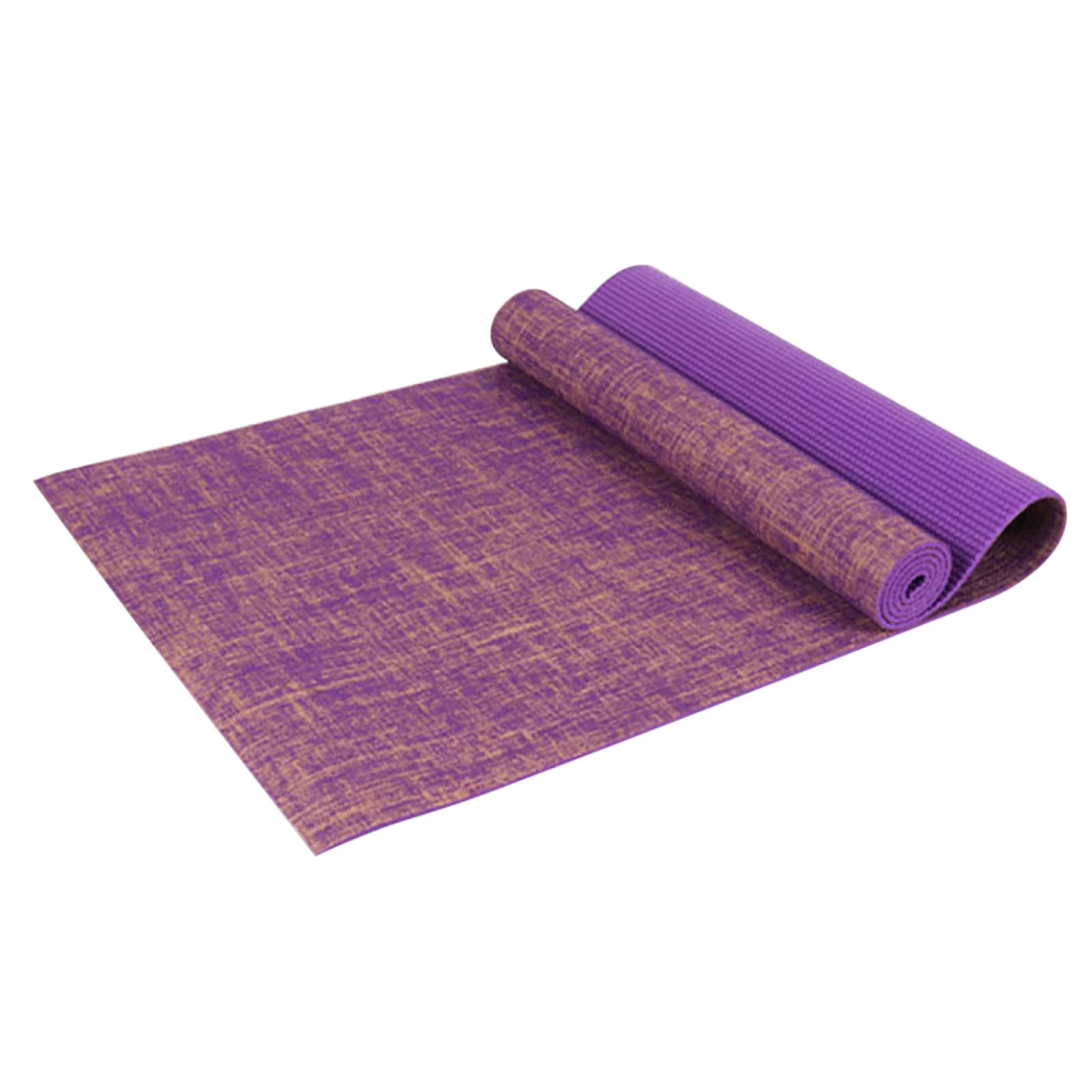 **Hiborth Non-Slip Jute Yoga Mat – Thick Exercise Mat for Home Gym, Pilates, Workout & Fitness – Eco-Friendly & Durable for Yoga, Floor Exercises & Meditation**