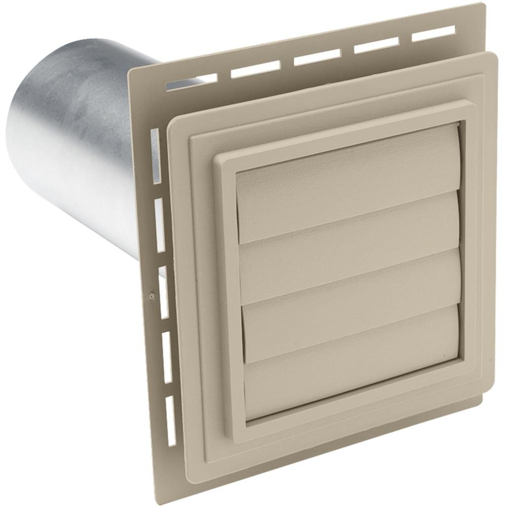 Alcoa Home Exteriors Louvered Exhaust Vent - Durable Aluminum Roof Ventilation for Attic & Garage - Perfect for Home Cooling & Moisture Control