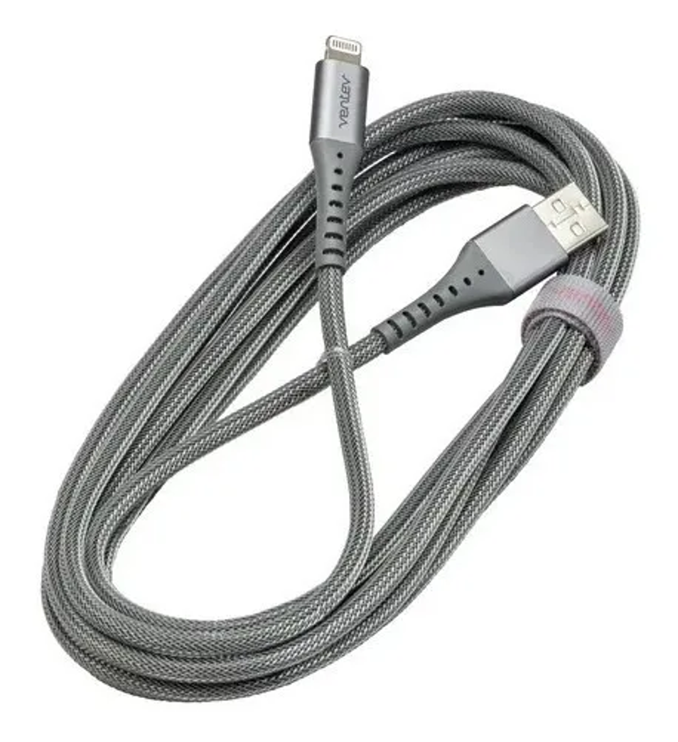 Ventev 10ft USB C to Lightning Cable - Durable Alloy Steel Fast Charging Cord for iPhone & iPad - Perfect for Home, Office, and Travel Charging