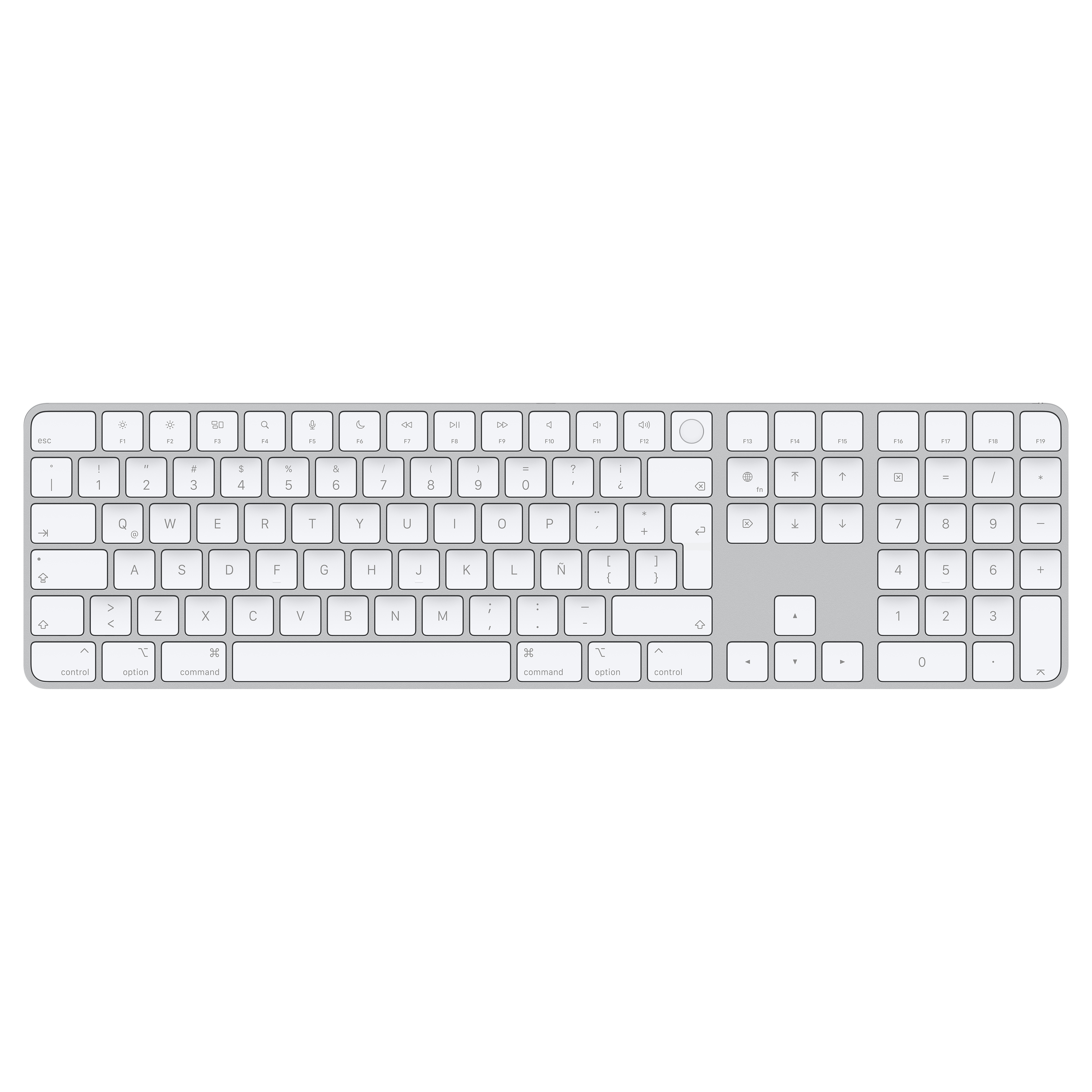 Magic Keyboard with Touch ID and Numeric Keypad for Mac with Apple Silicon - English (US) - Perfect for Home Office, Coding, and Creative Work