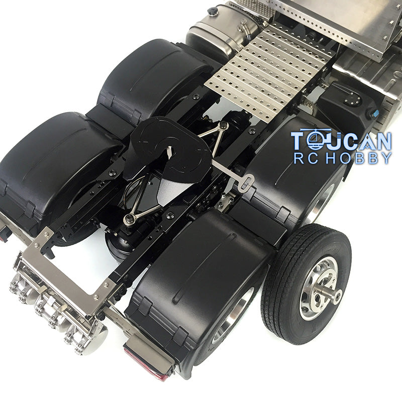 1/14 Scale LESU RC Metal 6x4 Chassis DIY Kit for TGS Tractor Truck - Includes ESC, Light & Sound System, Radio Control, Battery Charger | Perfect for RC Enthusiasts & Model Builders | Off-Road Racing & Truck Simulation Scenes