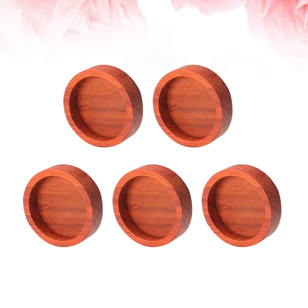 5pcs Wood Frame Epoxy Jewelry Molds for Necklace Pendants - DIY Resin Crafting, Handmade Jewelry Making, Gift Making Supplies