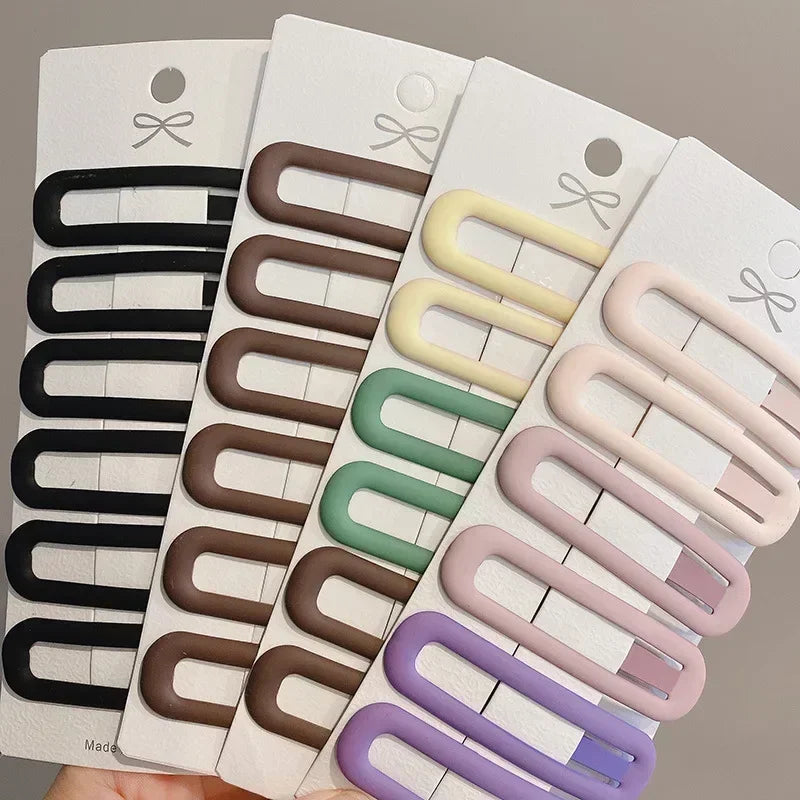 6-Piece Versatile Hairpin Set - Durable Hair Clips for Women & Girls - Perfect for Updos, Braids, and Everyday Styling