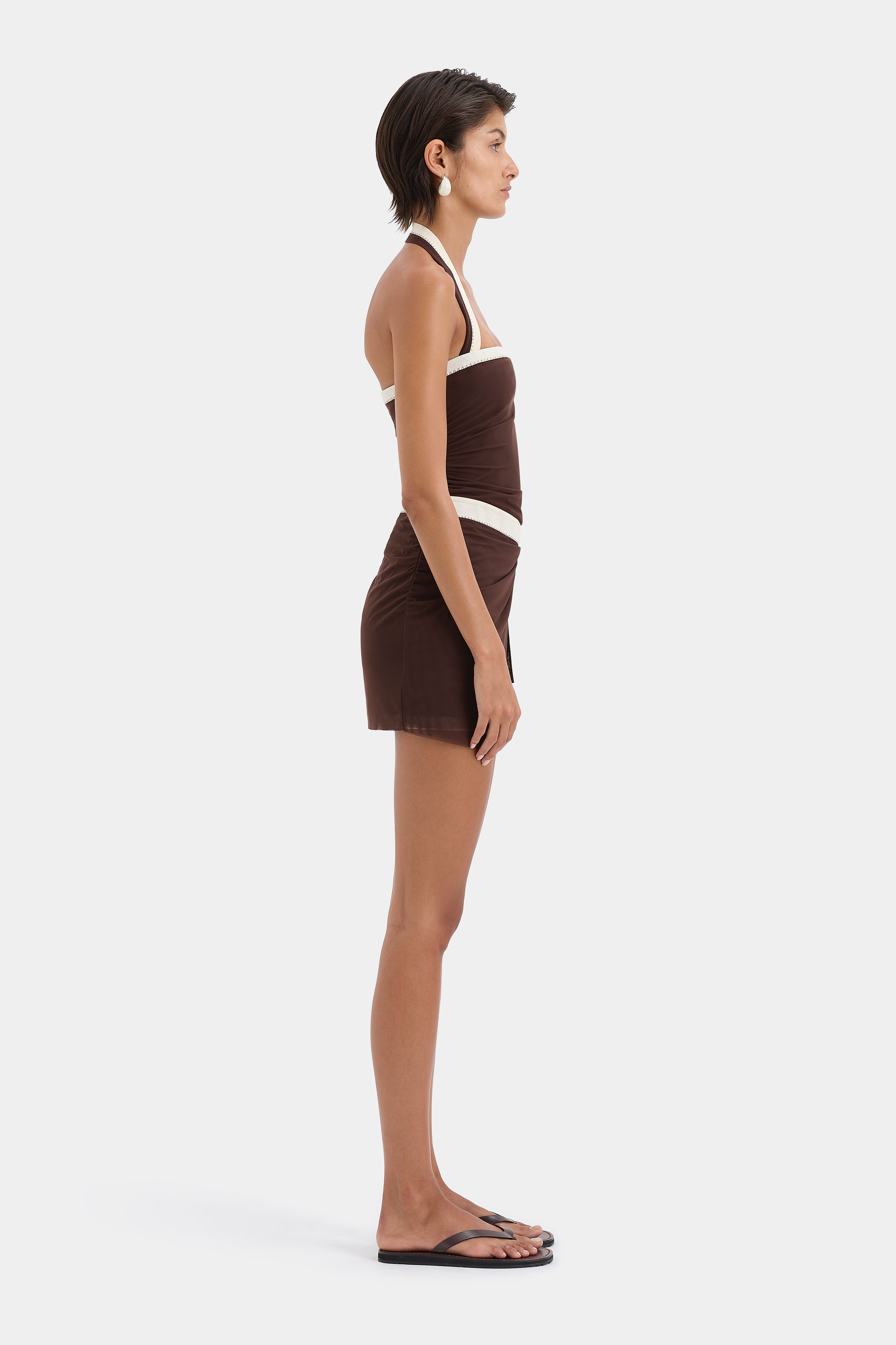 Jacques Women's Mini Dress - Elegant Short Sleeve Bodycon Party Dress for Night Out, Date Night & Special Occasions