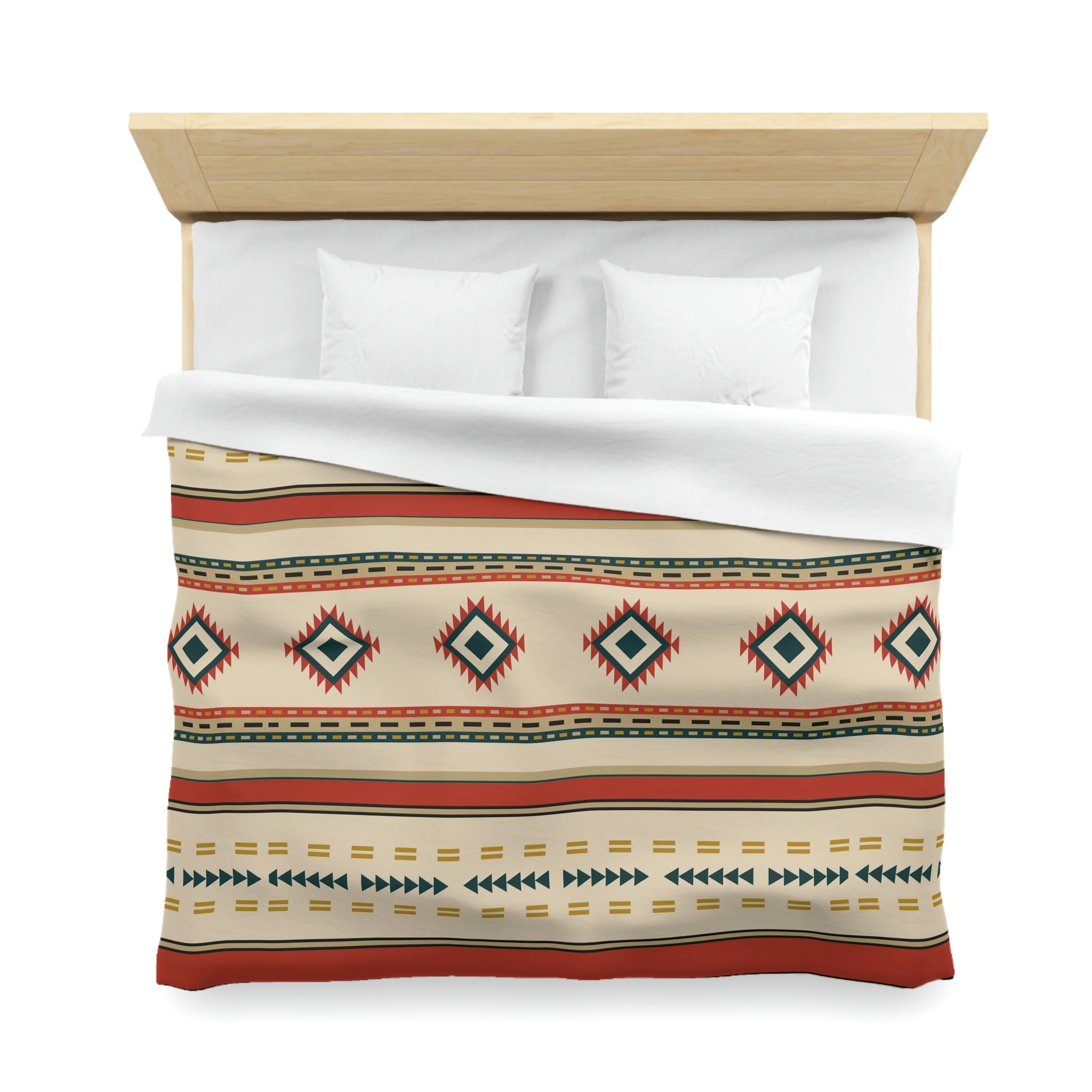 Sunrise Canyon Microfiber Duvet Cover Set - Queen & Twin Size, Soft Southwestern Farmhouse Bedding Decor for Comforters - Perfect for Guest Rooms, Master Bedrooms & Cozy Home Styling