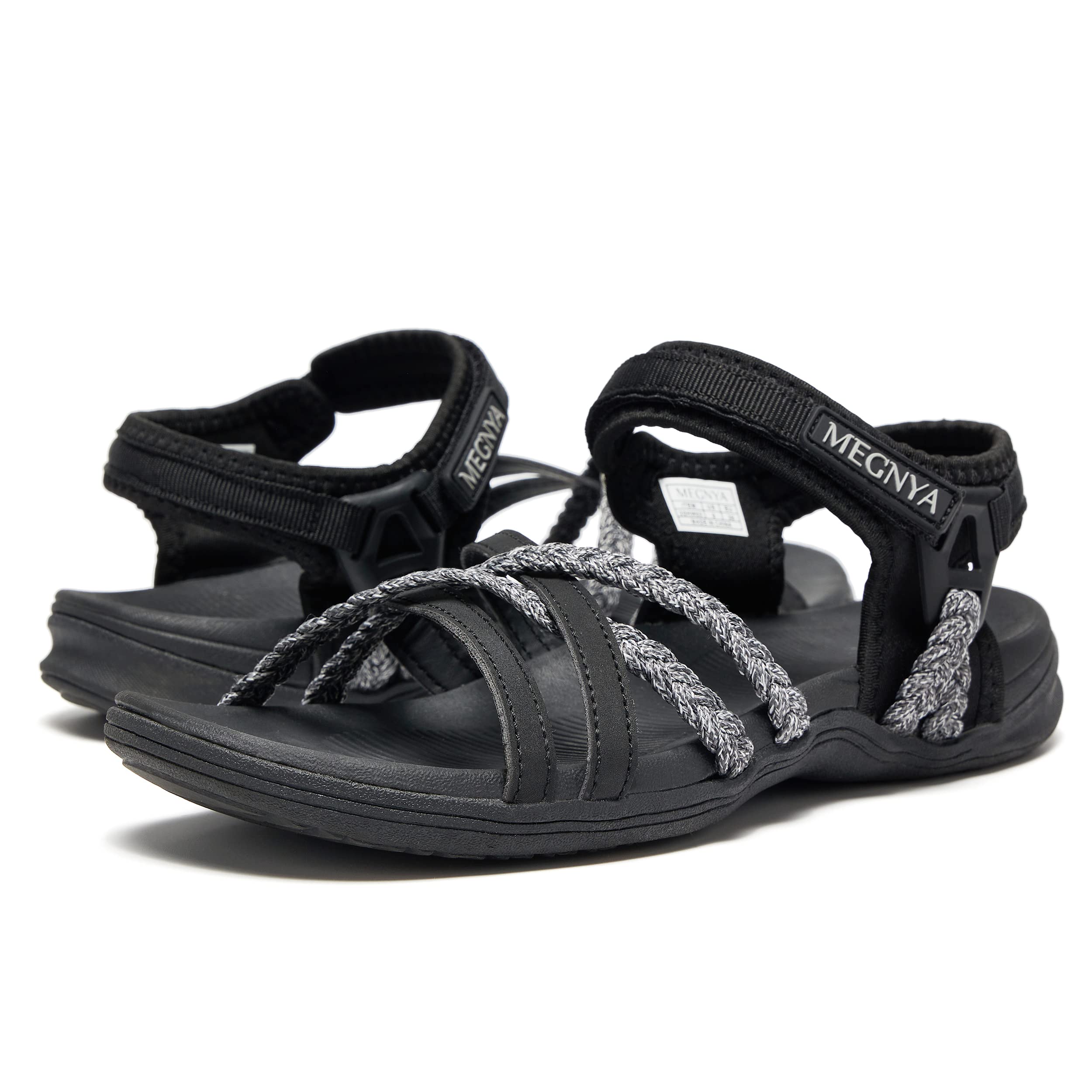 Best Women's Hiking Sandals - Lightweight Comfortable Walking Sandals with Hook Loop Strap for Outdoor Sports | Perfect for Trail Hiking, Beach Walks & Summer Adventures