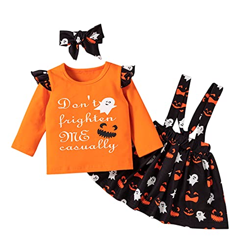 Baby Halloween Outfits - Ghost Cartoon Tops Set for Boys & Girls