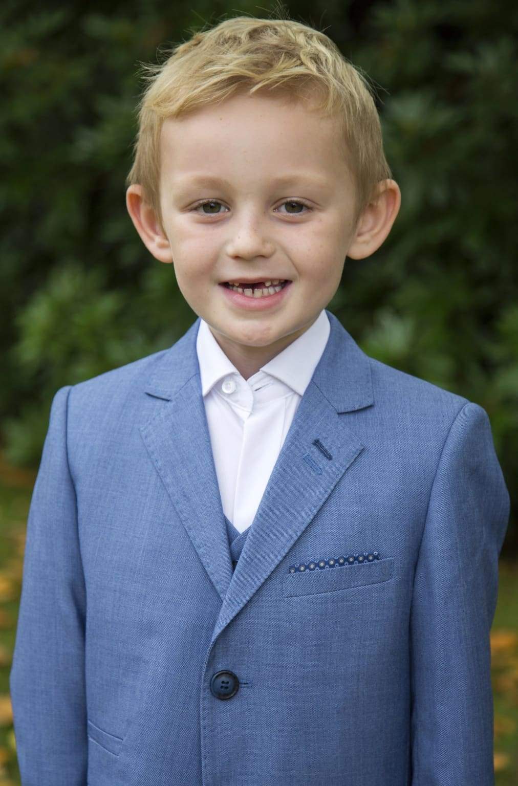 Cavani Boys Blue Jay 3-Piece Sky Blue Slim Fit Suit | Formal Wear for Weddings, School Dances & Special Occasions