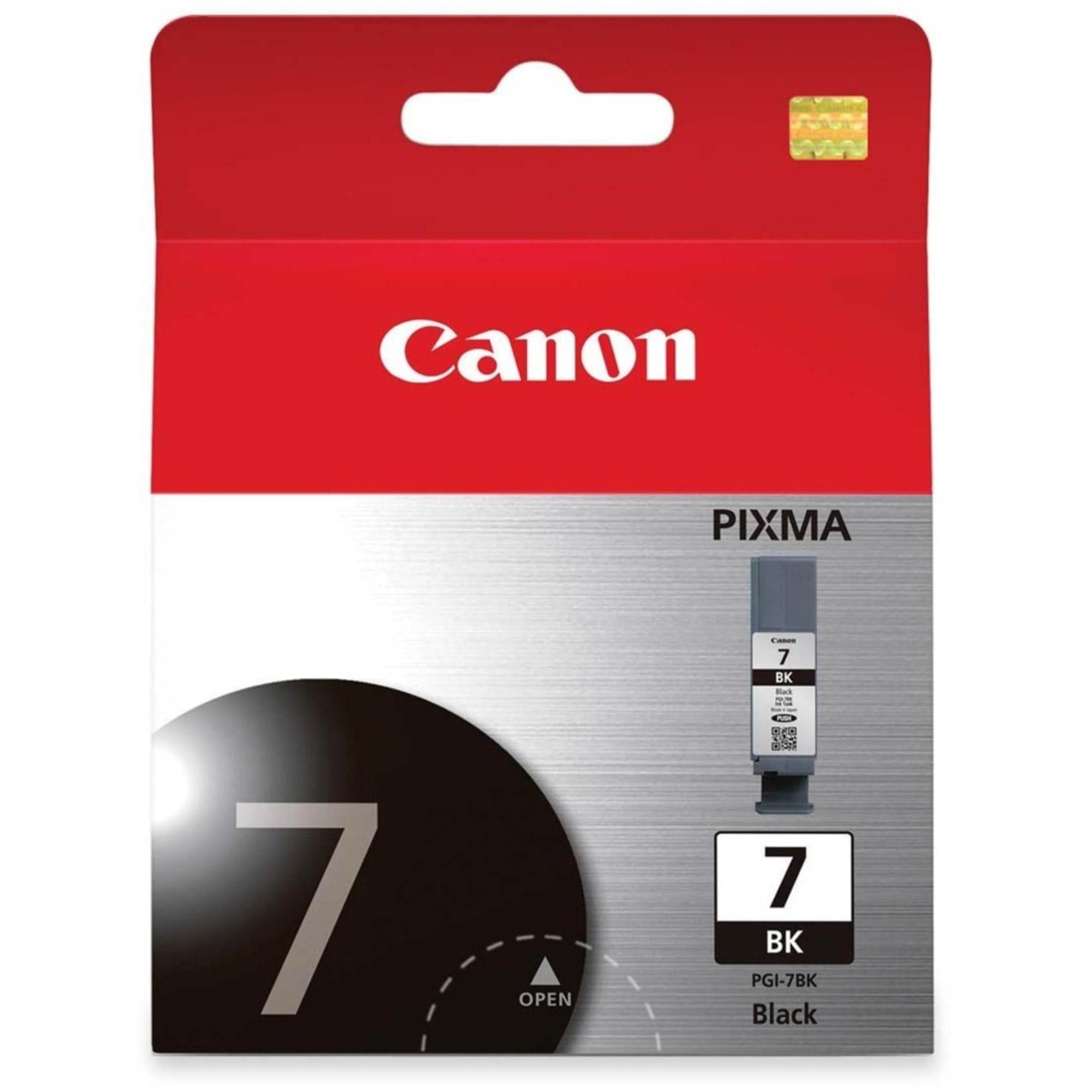 Genuine Canon PGI-7 Black Ink Tank Cartridge - Compatible with MX7600 & IX7000 Printers - High-Quality Printing for Home Office & Business Documents