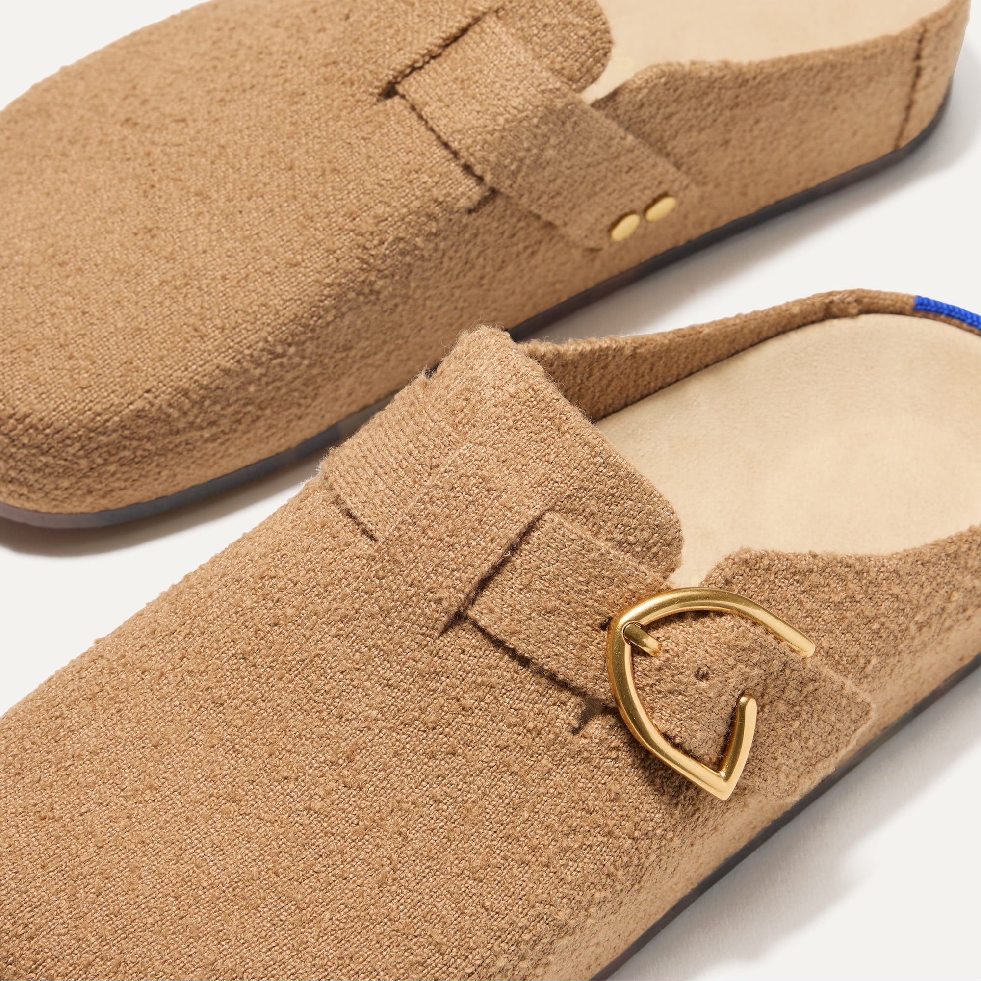 Wren Bouclé Buckle Clog - Comfortable Slip-On Shoes for Women | Perfect for Casual Wear, Office & Home Use