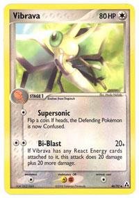 Pokemon EX Legend Maker Vibrava #46 Trading Card - Rare Collectible for Battles & Display