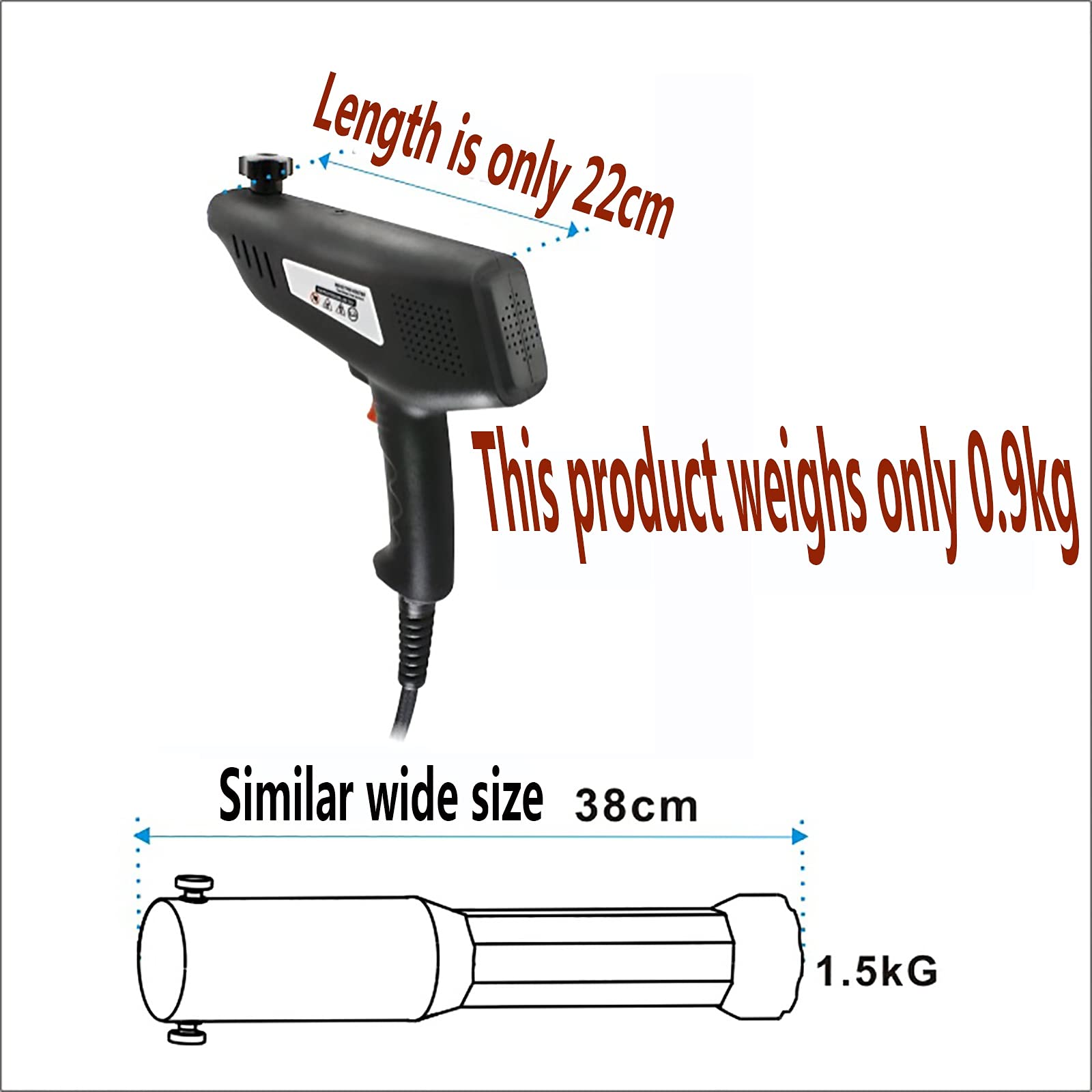 1000W Handheld Magnetic Induction Heater Kit - Flameless Automotive Heating Tool with 5 Coils (110V US Plug) | Perfect for Bearing Removal, Loosening Rusty Bolts & Automotive Repairs