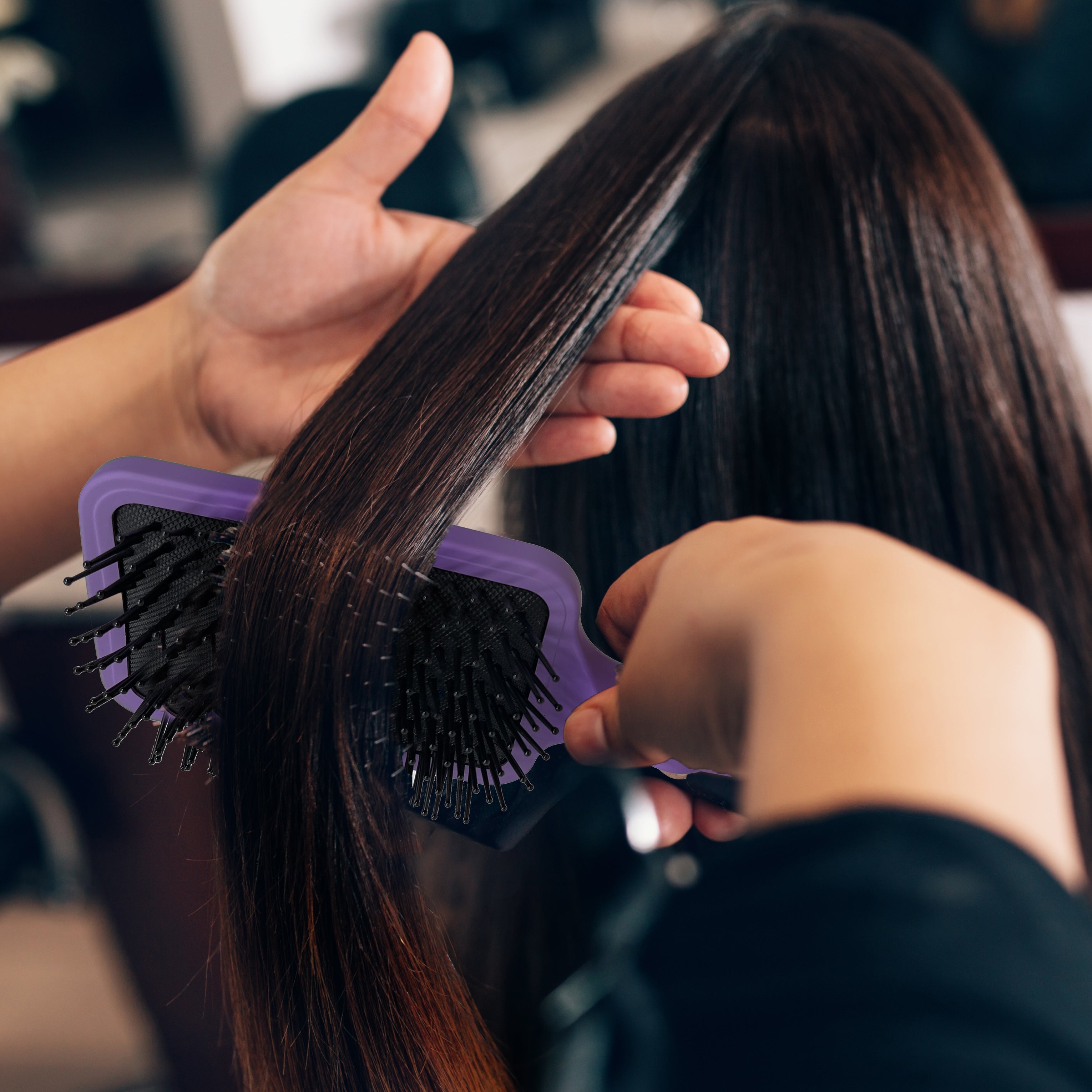 **Styling Gear 104 Hair Brush - Cushion Paddle Brush with 13 Rows for Thick Hair - Detangling & Smoothing Hairbrush for Women - Perfect for Daily Styling & Salon Use**