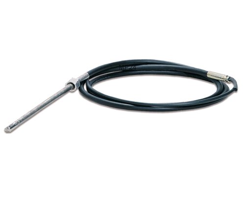 Teleflex Marine SSC6211 11Ft QC Rotary Steering Cable - Heavy Duty Boat Steering System for Outboard Motors | Perfect for Fishing Boats, Pontoon Boats & Small Watercraft