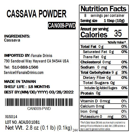 Organic Cassava Powder for Grass Jelly & Bubble Tea - Perfect for Homemade Desserts, Asian Cuisine & Vegan Recipes