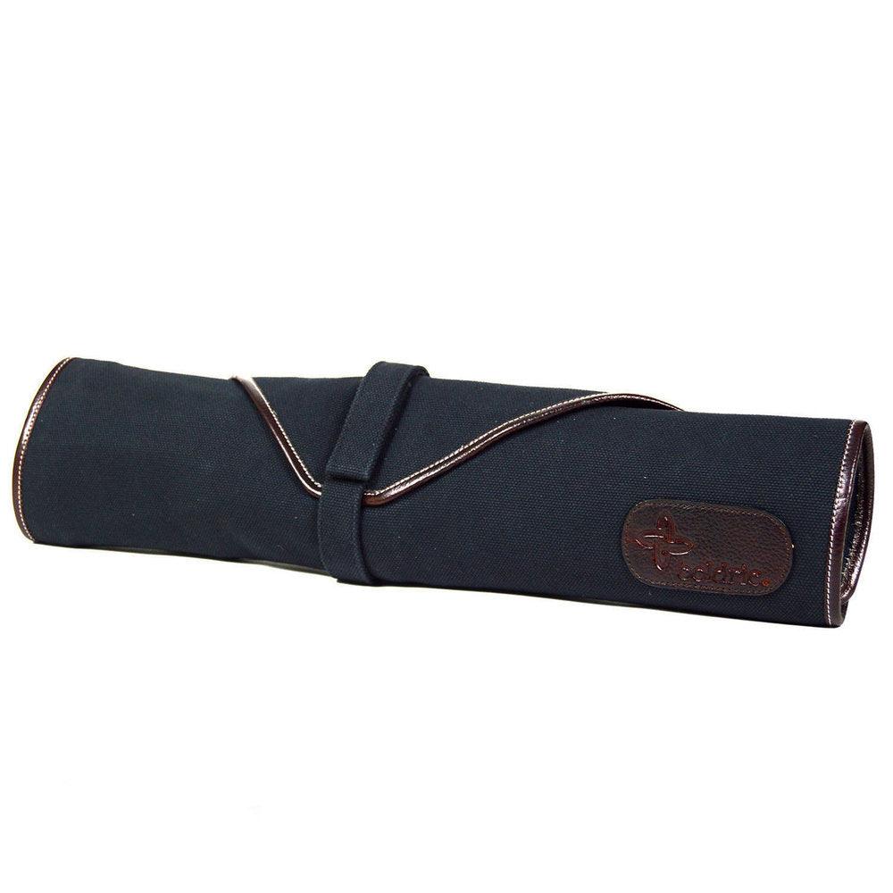 Boldric BOCW134 6 Pocket Black Canvas Knife Bag - Professional Chef Knife Roll for Kitchen, BBQ & Outdoor Cooking - Perfect for Chefs, Butchers & Culinary Students