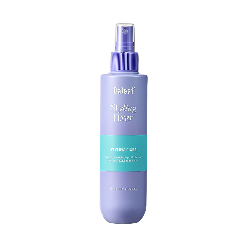 Daleaf Glam Styling Fixer Hair Spray 200ml - Strong Hold Hairspray for All Hair Types, Perfect for Salon Styling, Wedding & Everyday Use