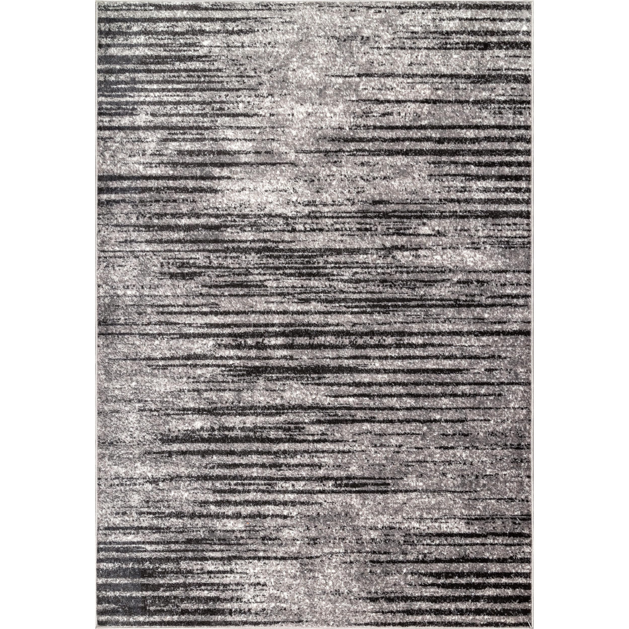 nuLOOM Contemporary Faded Elsa Accent Rug 2x3 Feet, Soft Grey Modern Area Rug - Perfect for Living Room, Bedroom or Office Decor