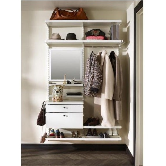 Elfa Decor Modern Entrance Cabinet 47 Inches Wide - Stylish Storage Solution for Hallway, Living Room & Entryway