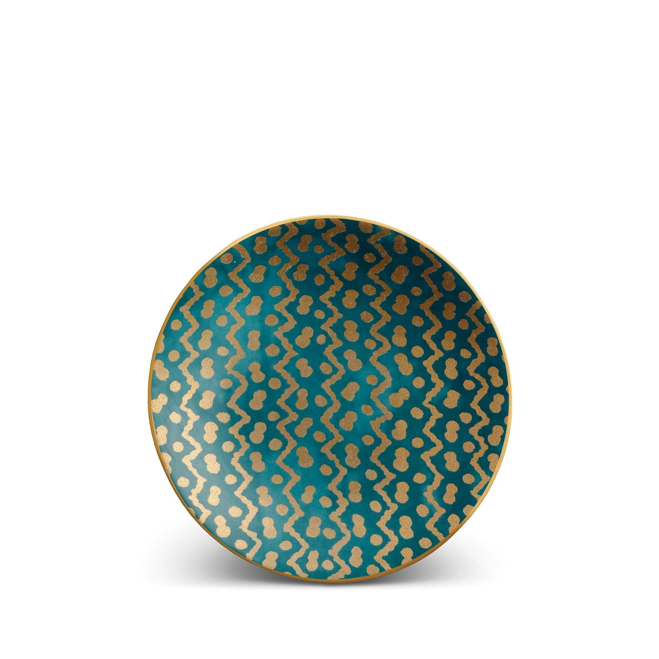 Fortuny Tapa Canape Plates Set of 4 - Elegant Spanish Style Appetizer Dishes for Tapas, Hors d'Oeuvres & Party Serving - Perfect for Entertaining, Weddings & Cocktail Parties