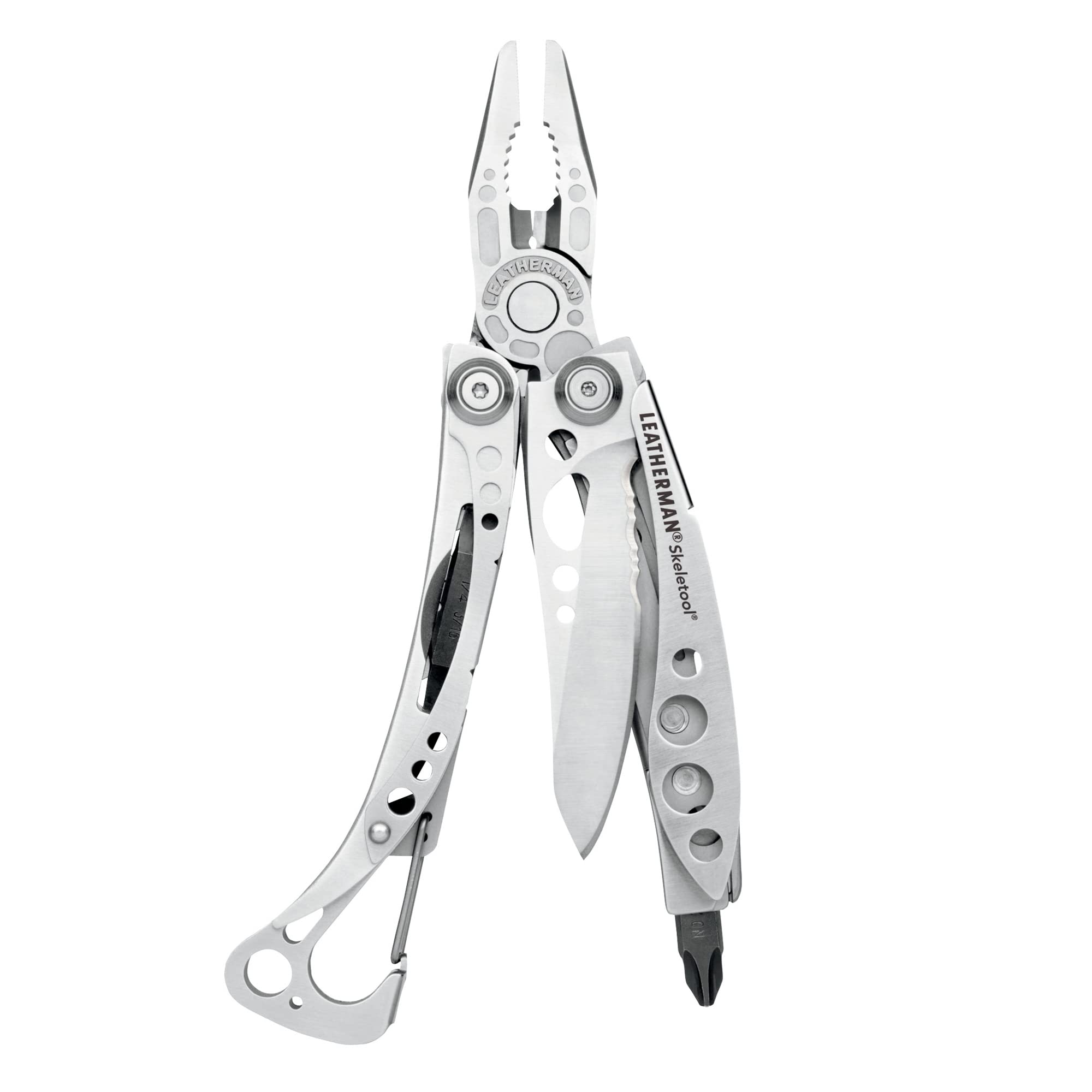 LEATHERMAN Skeletool CX Lightweight Multitool - Stainless Steel Folding Knife with Bottle Opener, Pliers & Nylon Sheath - Perfect for Camping, Hiking, EDC & Outdoor Adventures