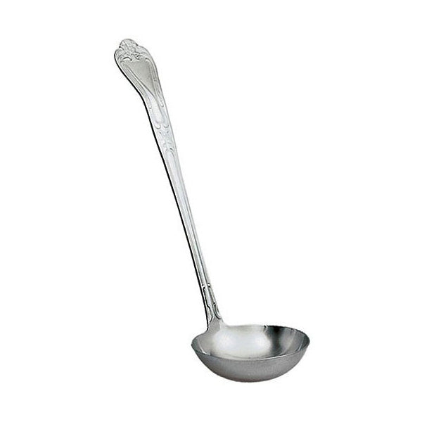 Premium Stainless Steel Crown Serving Ladle - 4 oz Kitchen Utensil for Soups, Sauces & Punch Bowls - Elegant Serving Spoon for Parties, Catering & Home Dining