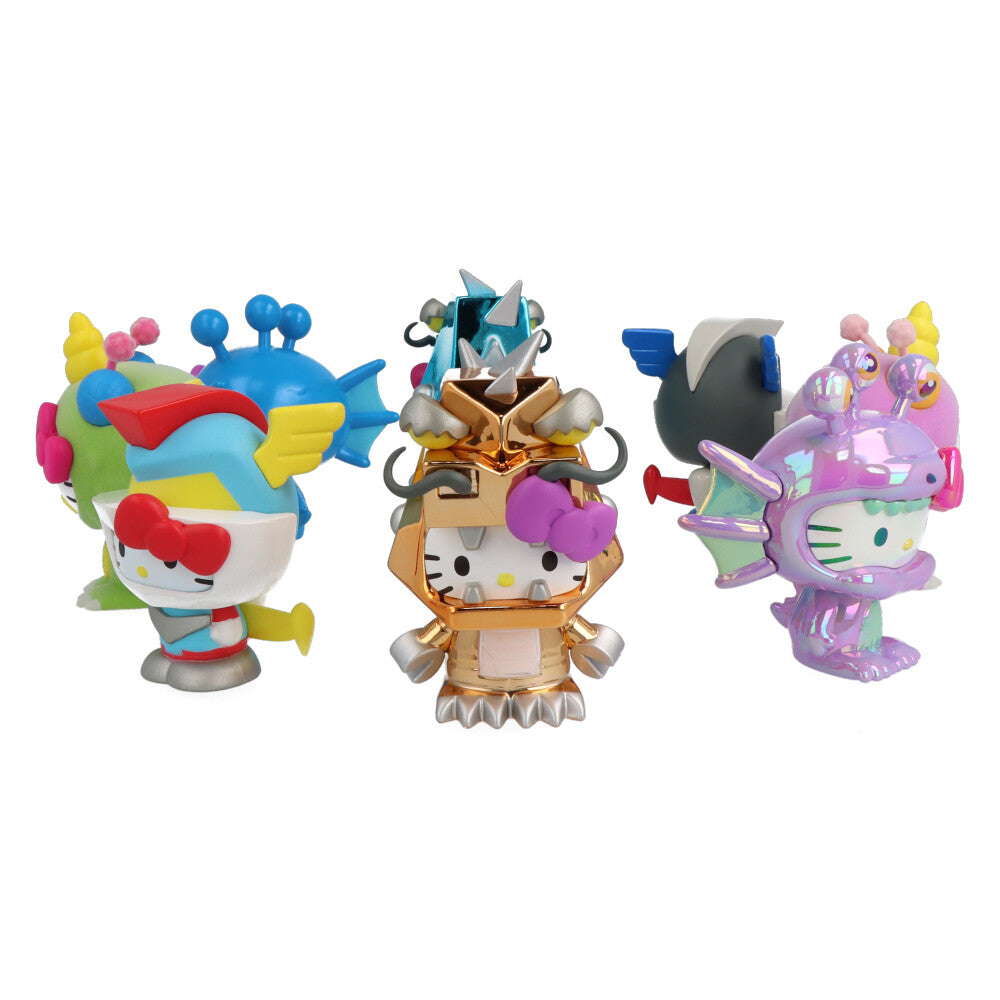 Hello Kitty Kaiju Mini Series Collectible Figures - Cute Kawaii Monster Toys for Kids & Anime Fans - Perfect for Display, Gifts & Pop Culture Collections