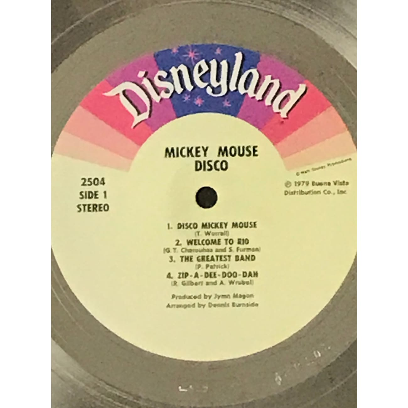 Disney Mickey Mouse Disco RIAA Platinum Album Award - Perfect for Disney Collectors, Music Fans & Home Decor
