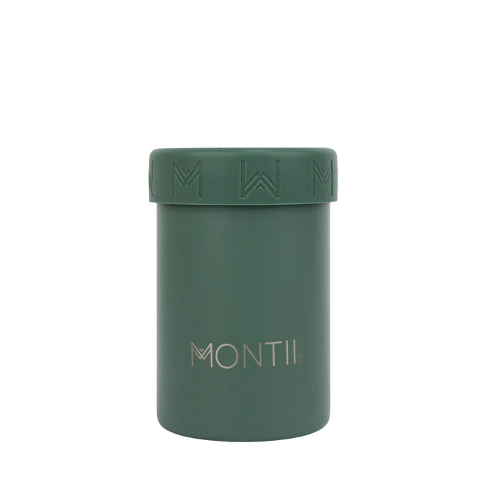 Montiico Insulated Bottle and Can Cooler - Double-Wall Vacuum Insulation, Keeps Drinks Cold for 24 Hours | Perfect for Camping, Beach, Picnics & Outdoor Activities (Sage Green)
