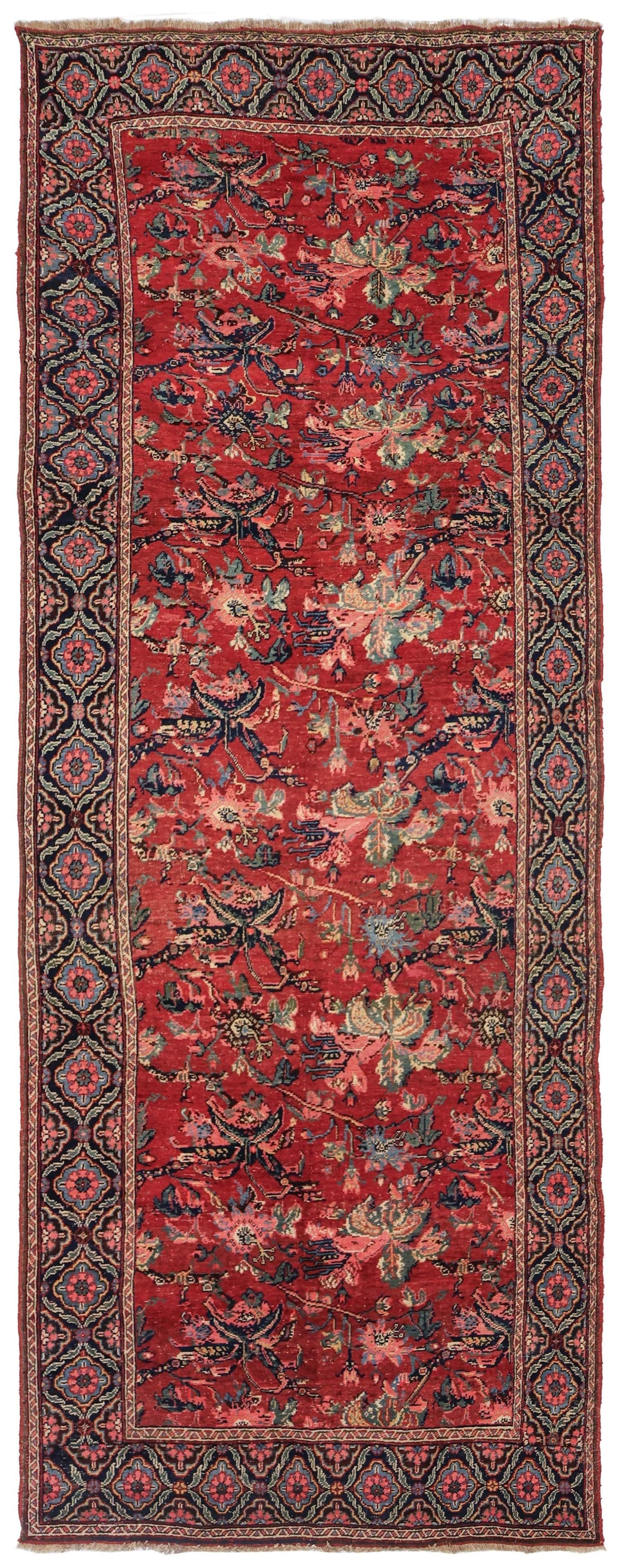 Antique Bijar Handwoven Traditional Persian Rug J78008 - Perfect for Living Room, Bedroom & Home Decor