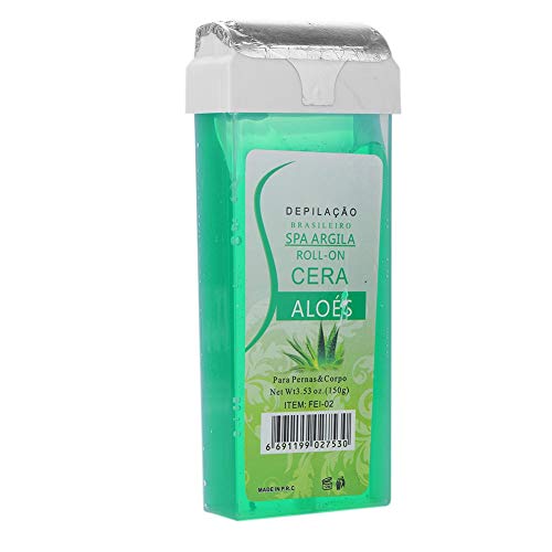 100g Aloe Vera Waxing Strips for Hair Removal - Gentle & Effective Roller Wax Kit for Lips, Armpits, Legs & Body | At-Home Salon Quality Waxing for Smooth Skin