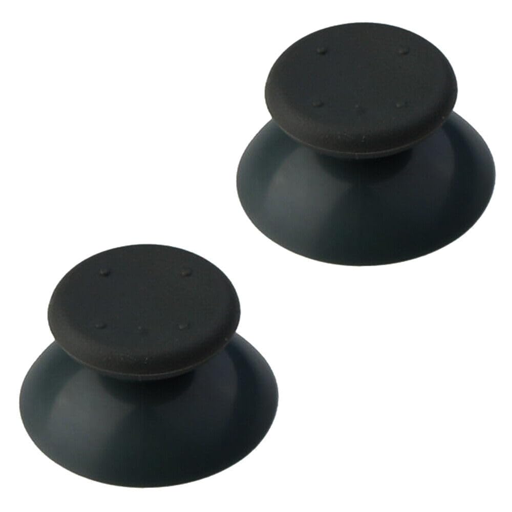 Premium Gamer Gear Thumbstick Grips for Xbox 360 Controller - 2 Pack Black Replacement Analog Thumbsticks - Enhance Grip & Precision for Gaming - Perfect for FPS, Racing & Sports Games