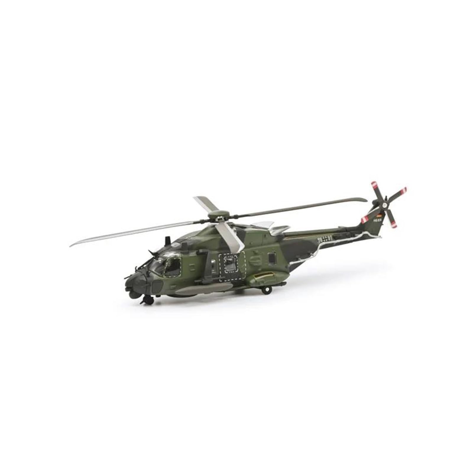 German NH90 Helicopter Diecast Model - 1/87 Scale Alloy Collectible for Adults - Perfect for Military Enthusiasts, Display Cases & Gift Giving