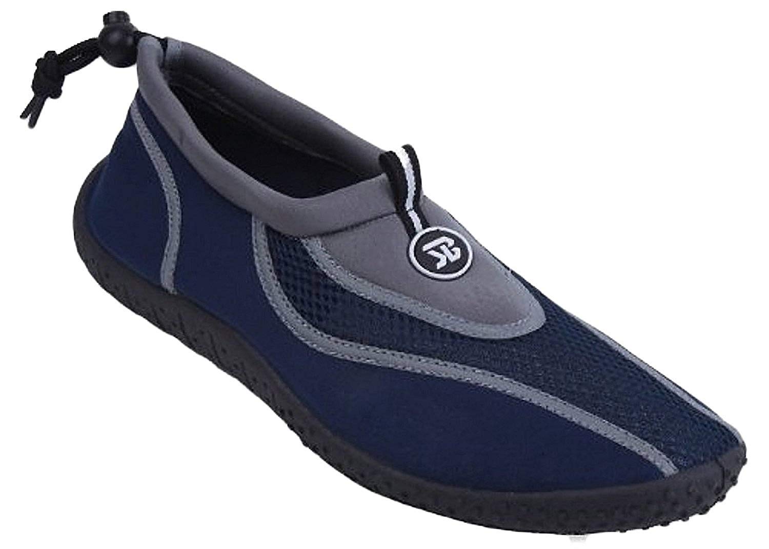 **Men's Quick-Dry Water Shoes for Swimming, Beach, Surfing & Aqua Sports – Lightweight & Non-Slip Aqua Socks**    *Use for: Poolside, Kayaking, Snorkeling, Yoga & Outdoor Water Activities*