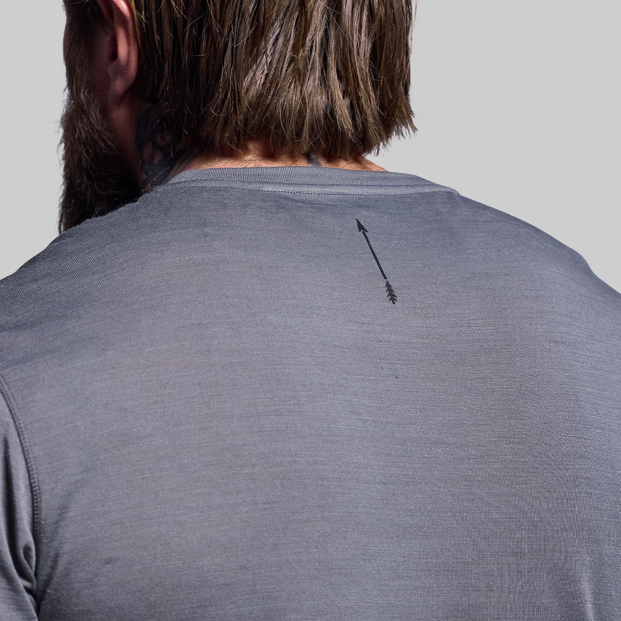 Ridgeline Tee 165 - Premium Performance T-Shirt for Men (Wolf Grey) - Ideal for Hiking, Outdoor Adventures & Casual Wear