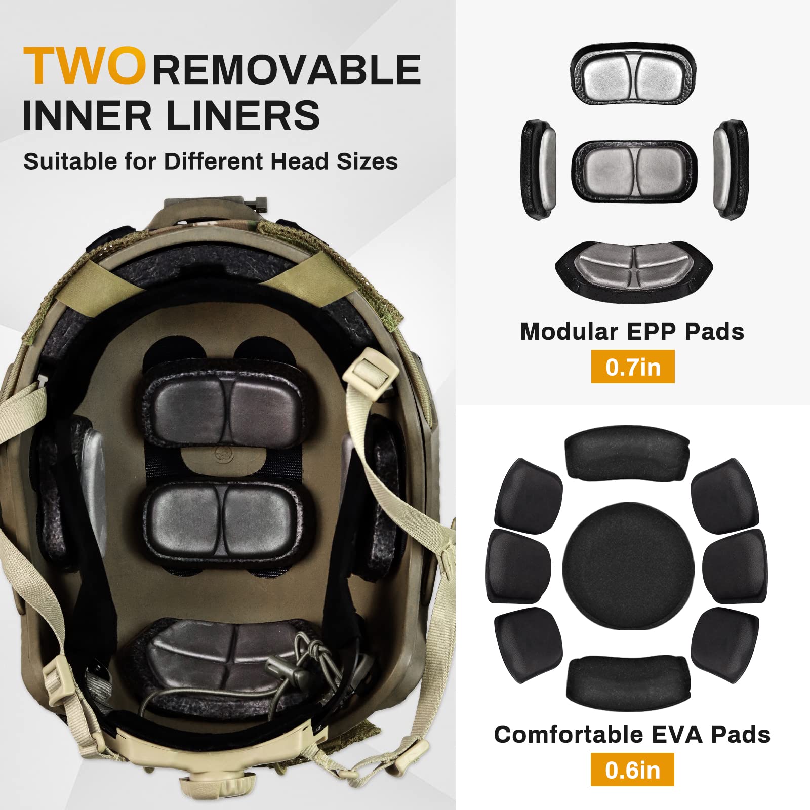 TacSnake Tactical Airsoft Paintball Fast Helmet with Helmet Cover - PJ Style Military Helmet for Airsoft, Paintball & Tactical Training - NVG Mount & Multi-Functional Protection - Perfect for Outdoor Combat Simulation & Airsoft Battles
