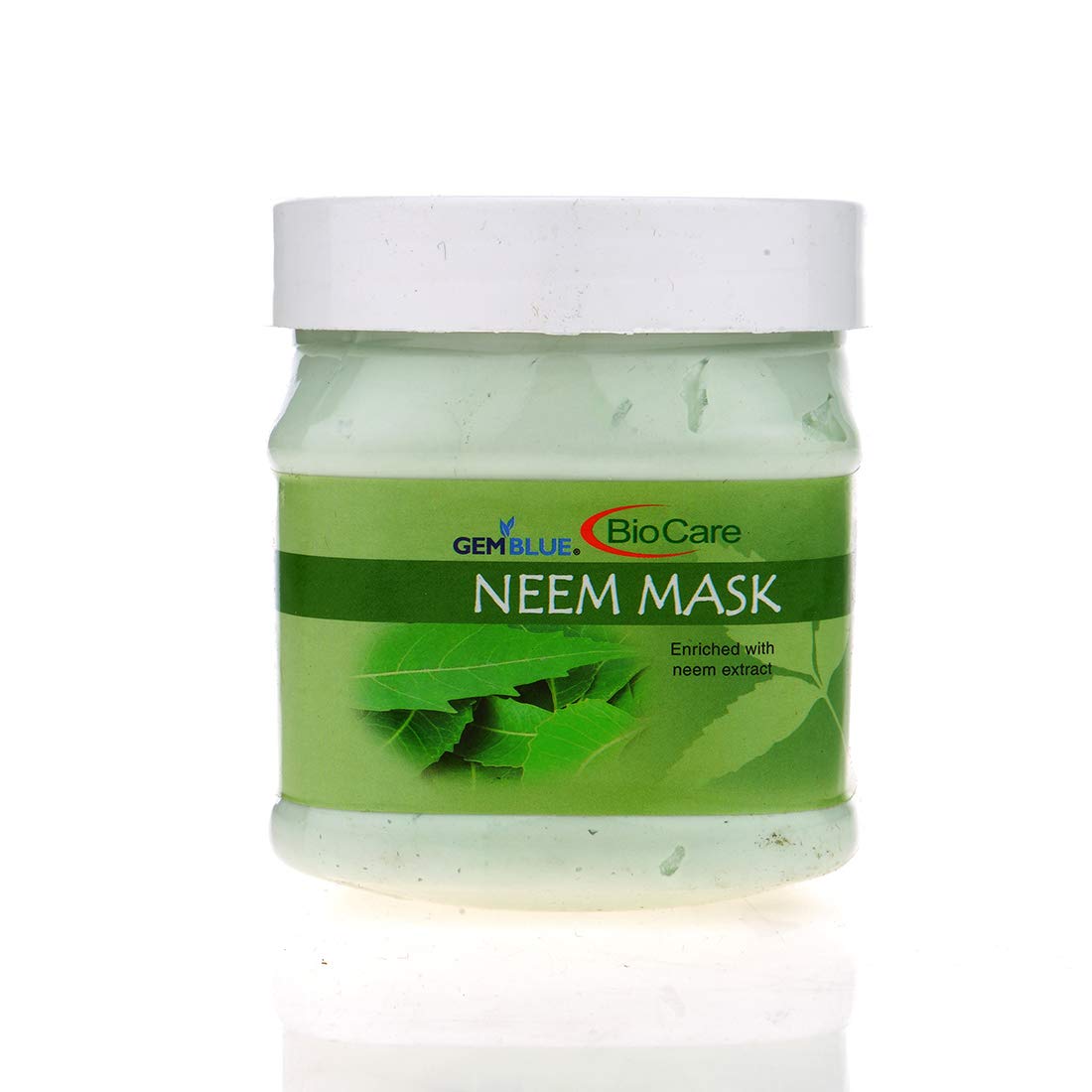 GEMBLUE BioCare Neem Face Mask for Acne & Skin Care - 500ml Natural Neem Extract Facial Treatment for Clear Skin - Perfect for Daily Skincare Routine & Spa Days