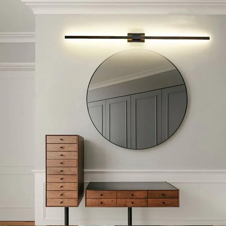 Modern Dimmable LED Black Wall Sconce - Energy Efficient Minimalist Lighting for Bedroom, Living Room & Hallway