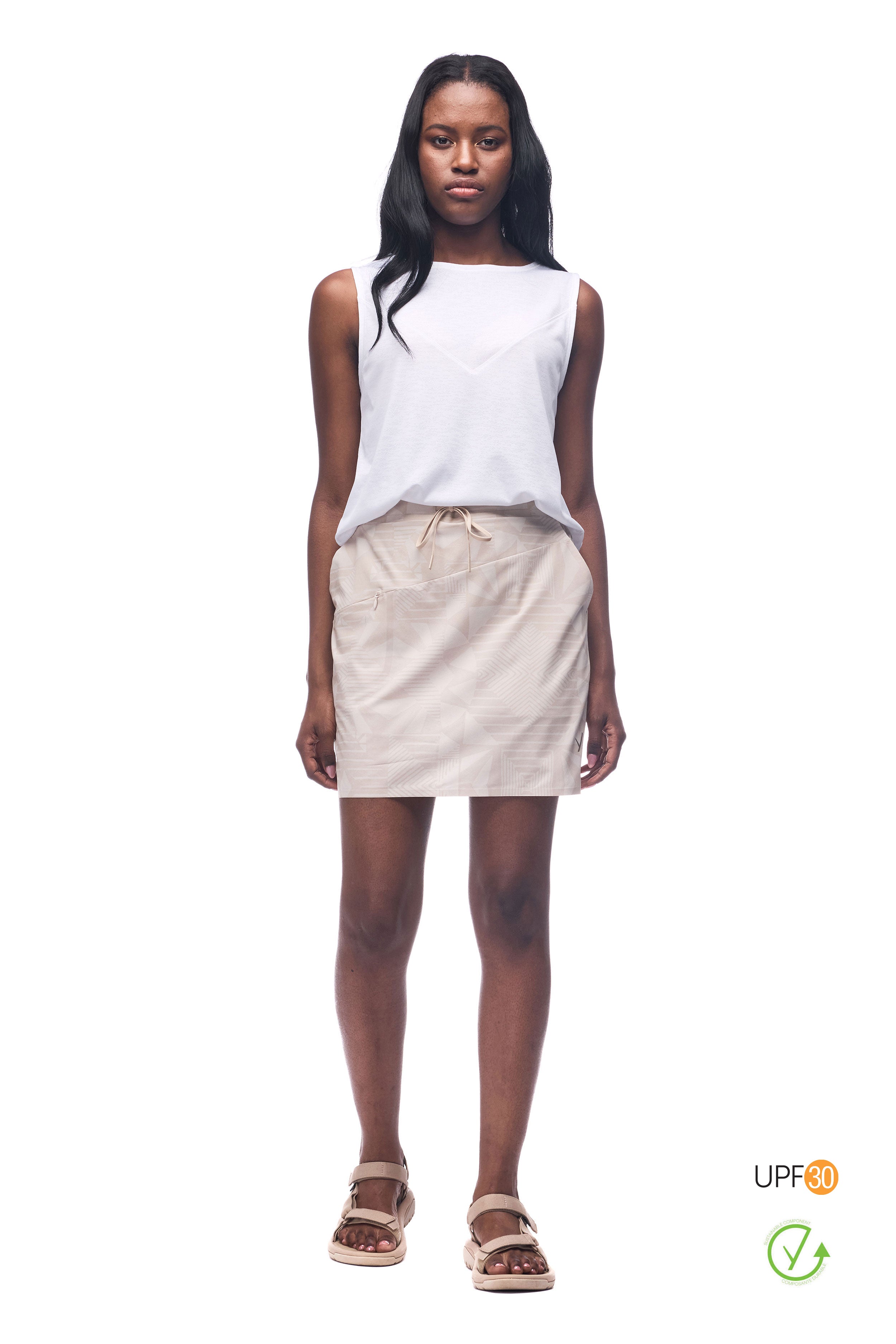Indyeva Alokaya Skort for Women - Stylish & Comfortable Athletic Skirt Shorts Hybrid - Perfect for Yoga, Running & Casual Wear