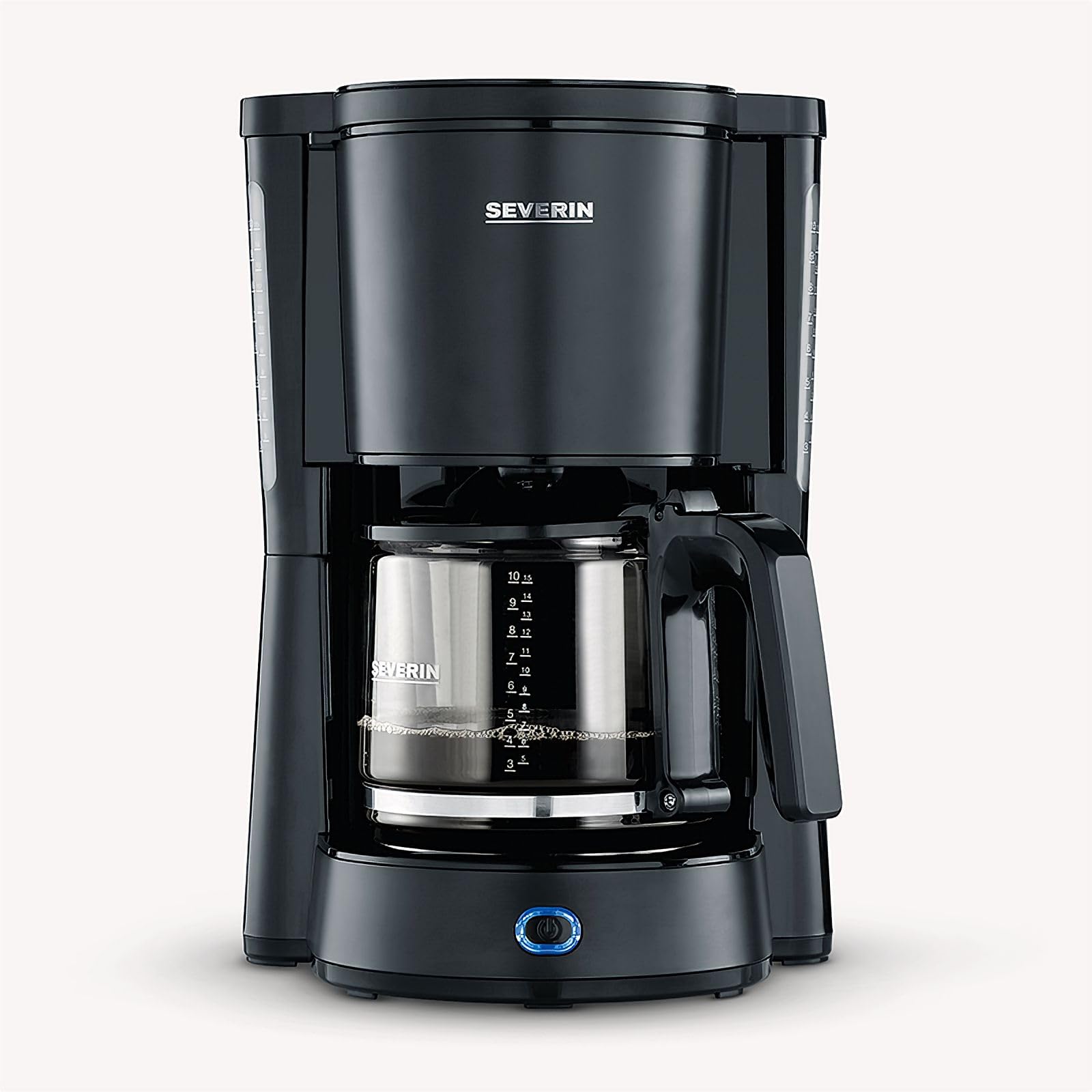 Severin KA9554 10-Cup Filter Coffee Maker - Drip Coffee Machine for Home & Office, Perfect for Breakfast, Meetings & Daily Brewing