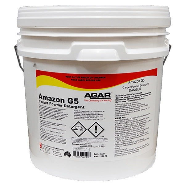 Amazon G5 Concentrated Carpet Cleaning Powder - Deep Stain Remover for Pet Hair, Odor & Dirt - Perfect for Home, Office & Car Interior Cleaning