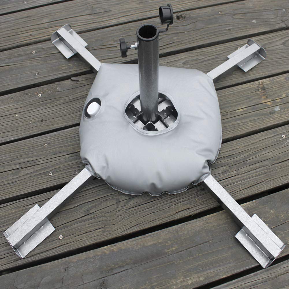 Patio Umbrella Stand - Heavy Duty Beach Umbrella Base with Water Bag for Pool, Lawn, Garden, and Outdoor Gatherings
