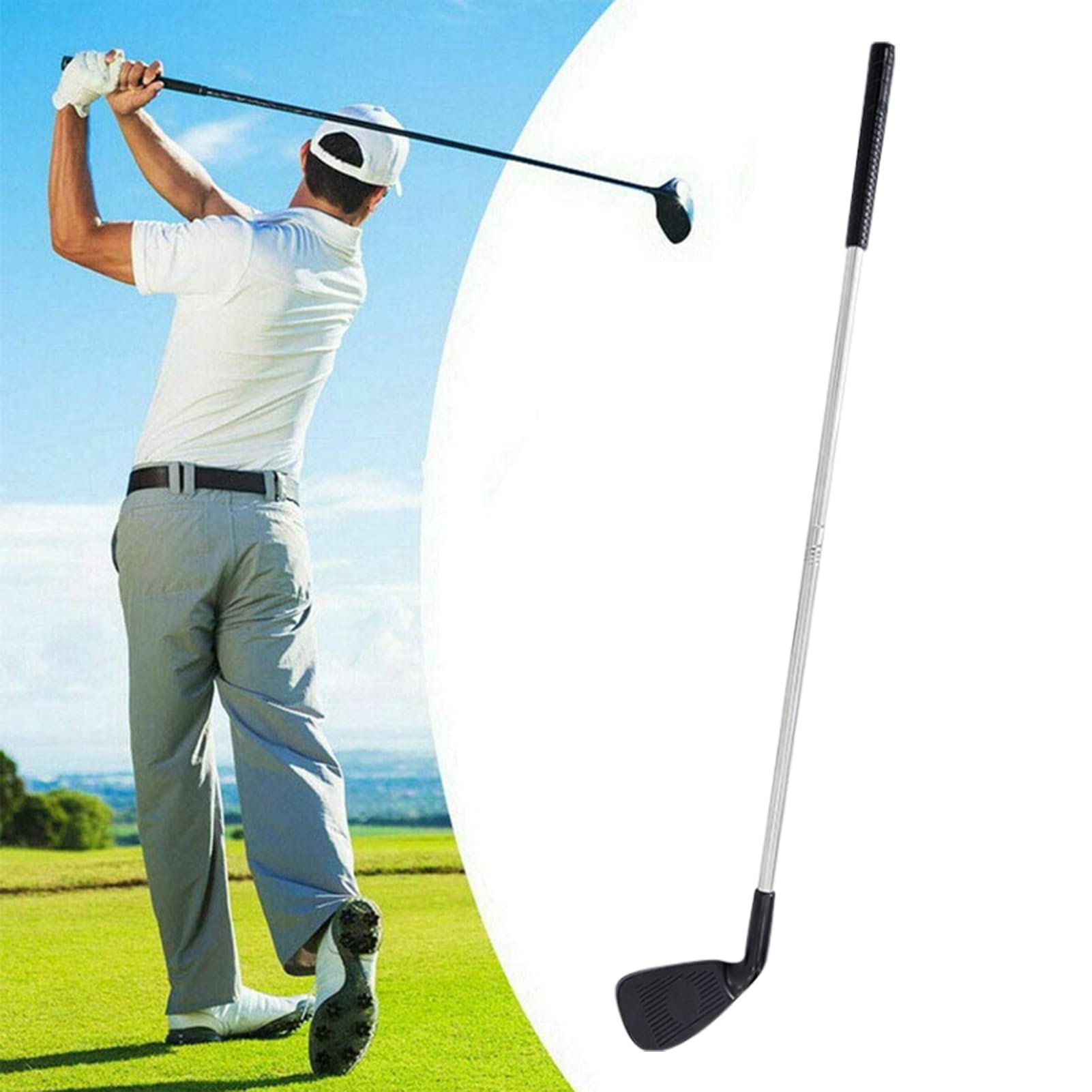 Premium Two-Way Golf Putter for Men, Women & Kids - Right & Left Handed Detachable Mini Club with Sturdy Shaft - Perfect for Indoor/Outdoor Practice & Backyard Training - Ideal Golf Gift for Beginners & Professionals