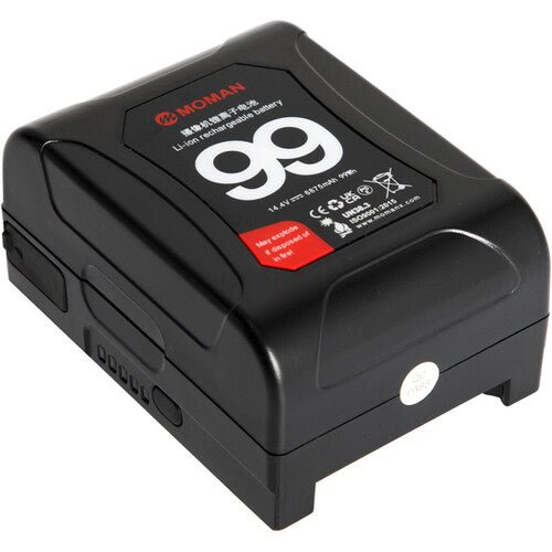 Colbor 99Wh V-Mount Battery with LCD Time Display - Professional Power Solution for DSLR Cameras, LED Lights & Film Equipment