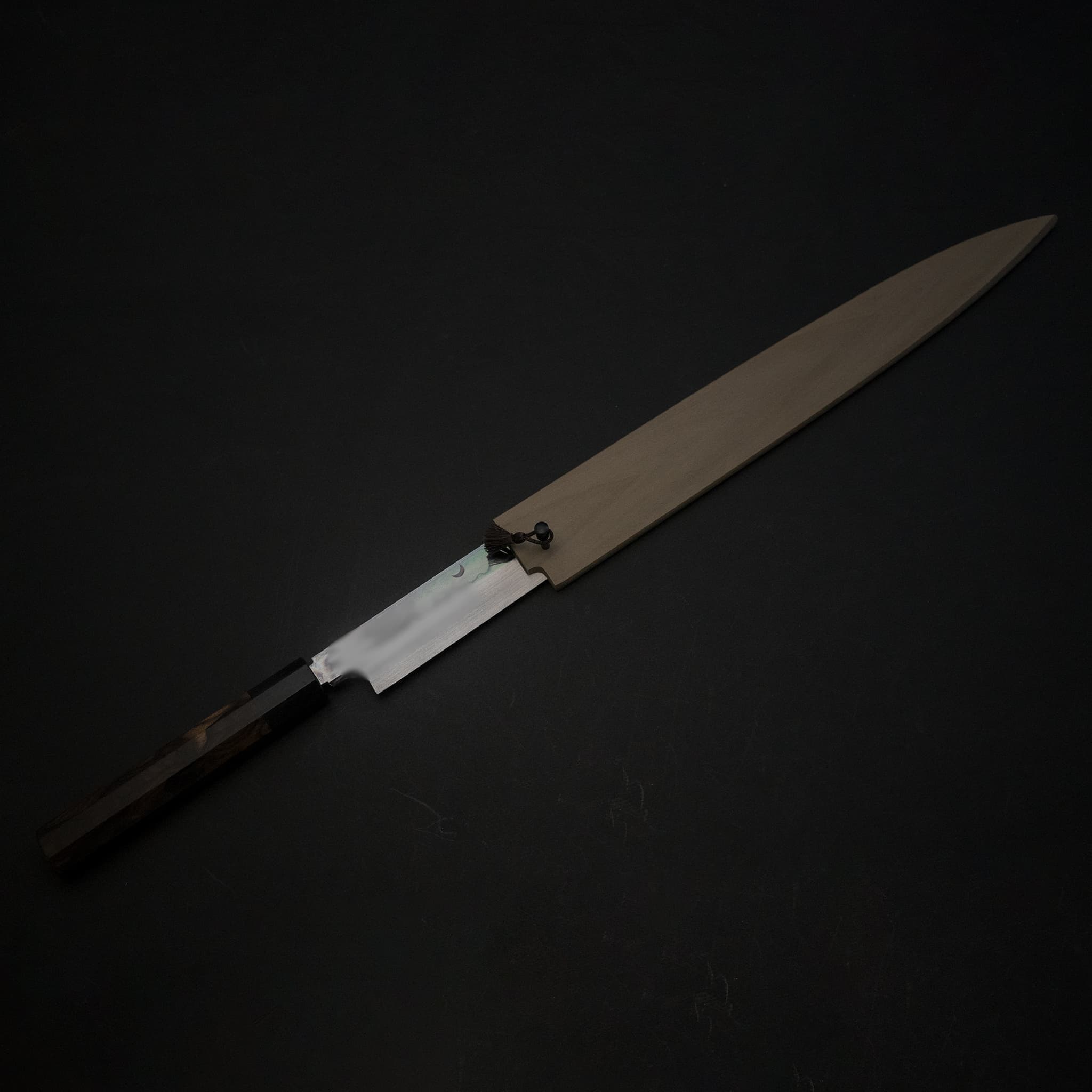 Premium Japanese Yanagiba Sushi Knife 300mm - Genkai Honyaki Sanbonsugi Blade with Shamuragi Handle - Perfect for Sushi Chefs & Japanese Cuisine Lovers