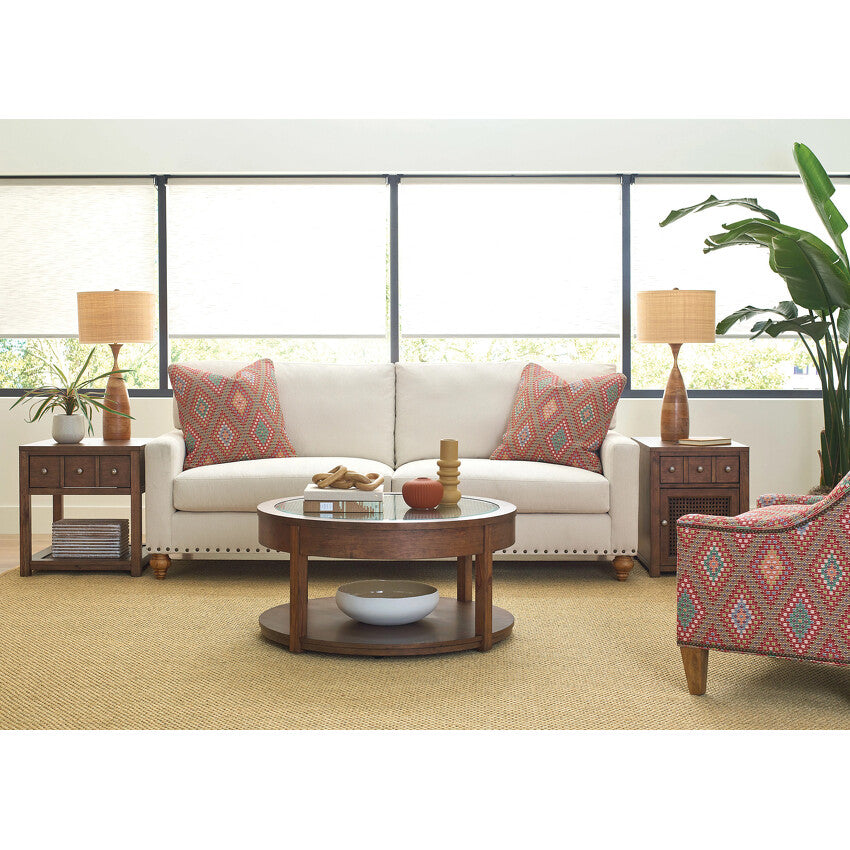 Round Coffee Table and End Table Set - Modern Side Table for Living Room, Bedroom, or Office - Perfect for Coffee, Books, and Decor
