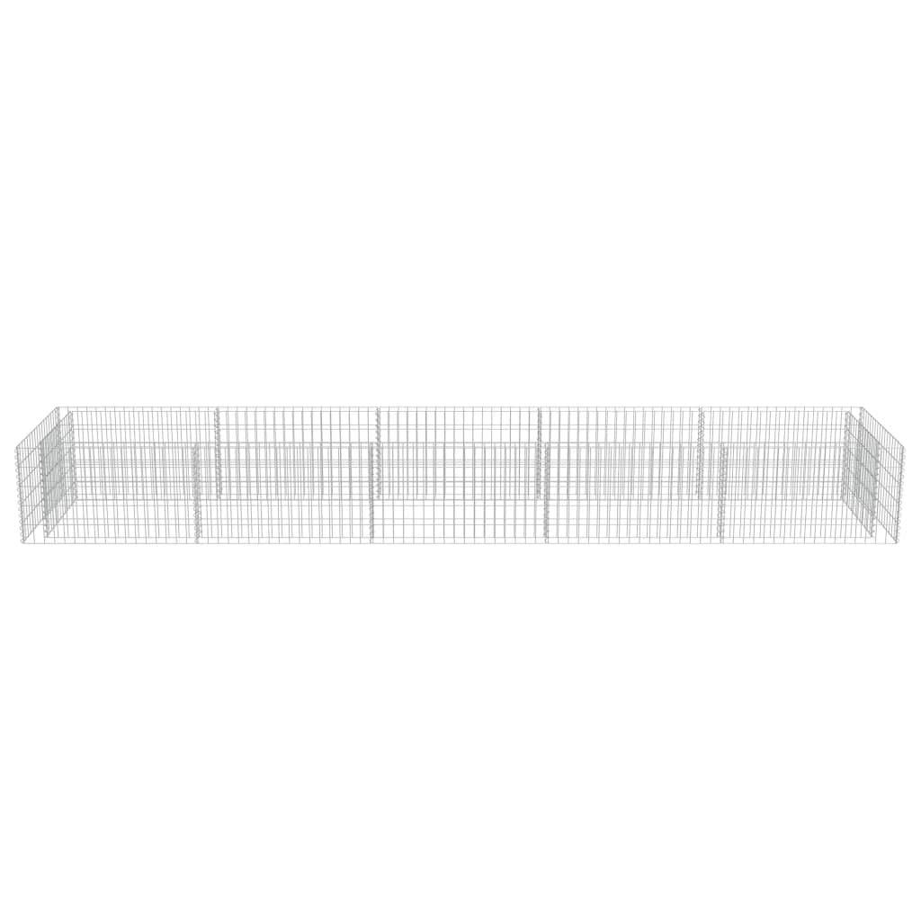 Galvanized Steel Gabion Raised Garden Bed Planter - 177.2
