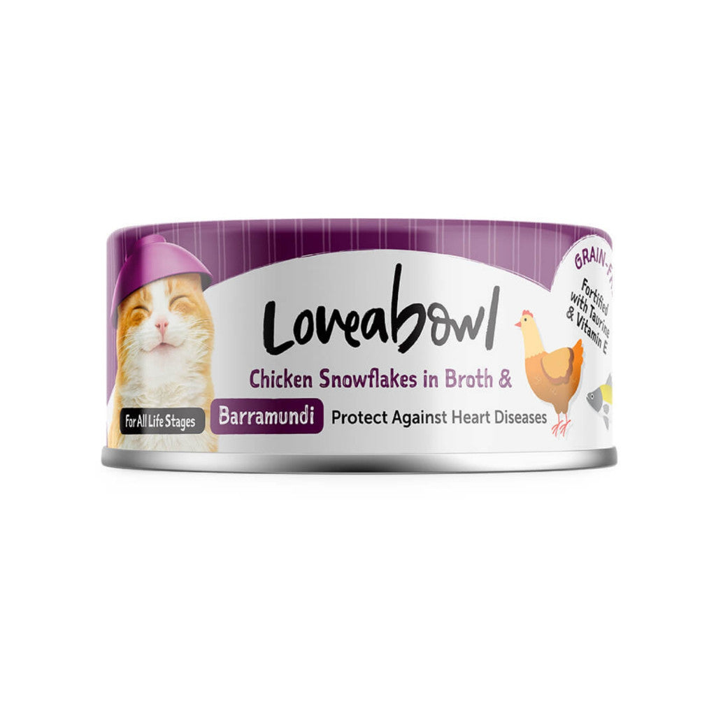 Premium Grain-Free Loveabowl Chicken & Tuna in Broth Wet Cat Food - 70g Nutritious Meal Topper for Kittens, Adults & Senior Cats | Healthy Digestible Cat Food for Weight Management & Picky Eaters | Perfect for Mixing with Dry Food or Serving Alone